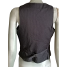 Gilet tailleur rayé noir Y2K H&M