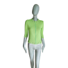 Cardigan Mesh Design Prototype Showroom Green Anis