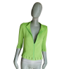 Cardigan Mesh Design Prototyp Showroom Green Anis