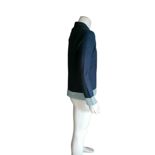 Suéter Cerruti Jeans Archivo de media cremallera de algodón 100% vintage
