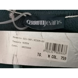 Pull Cerruti Jeans Archive Demi-Zip Vintage 100% Coton
