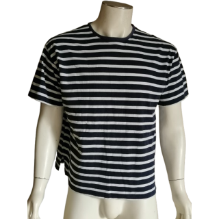 Vintage Damart Marinière 90s Oversize 100% Coton