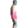 Leyes relieves de la gradidad rosa de la blusa de la vendimia - Nueve Elle