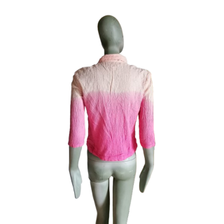 Leggi in rilievo in rilievo rosa camicetta vintage - nove Elle