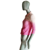 Leyes relieves de la gradidad rosa de la blusa de la vendimia - Nueve Elle