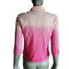 Leyes relieves de la gradidad rosa de la blusa de la vendimia - Nueve Elle