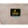 Blusa Vintage Cor-de-rosa Gradiente Embossed Leis - Nove Elle