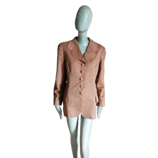 Blazer Vintage DELBA Laine & Angora Neuf avec Étiquettes