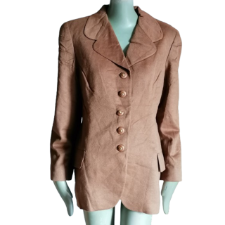 Blazer Vintage DELBA Laine & Angora Neuf avec Étiquettes