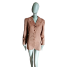 Blazer Vintage DELBA Laine & Angora Neuf avec Étiquettes