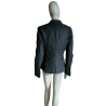 Archiv Simultaneous Jacquard Black Woll Blazer Jacke mit Etikett