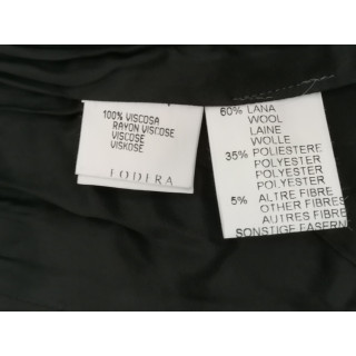 Archief Simultaneous Jacquard Black Wol Blazer Jacket met label