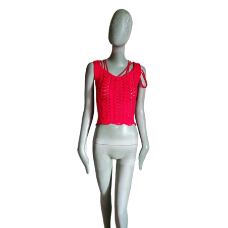 Openwork top Simultaneous 100% maagdelijke wol