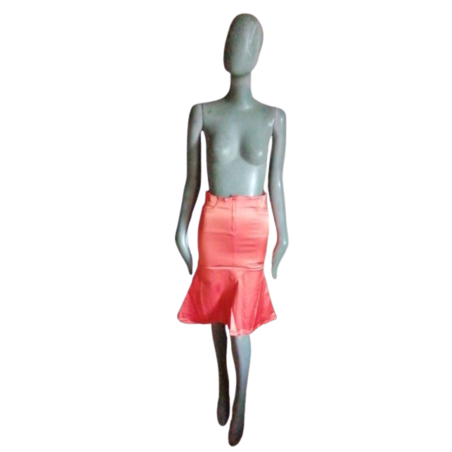 Archive 2003 xxx by Gai Mattiolo - Satin Orange Siren Skirt Deadstock