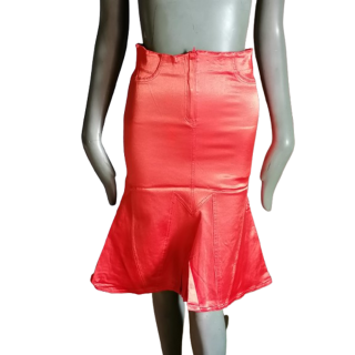Archivo 2003 XXX por GAI Mattiolo - Satin Orange Sirena Falda De Mortido