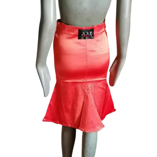 Archivo 2003 XXX por GAI Mattiolo - Satin Orange Sirena Falda De Mortido