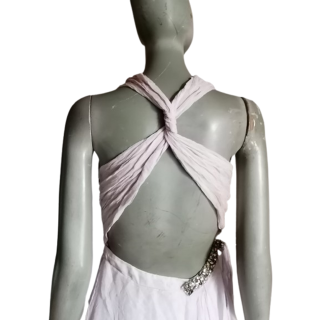 Archivkleid Gaetano Navarra silk pink patinated powder