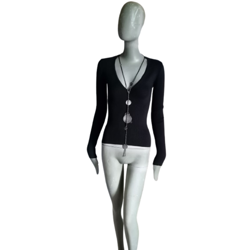 Dirk Bikkembergs Archivio - maglia a costine superiore rara indietro raro