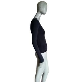 Dirk Bikkembergs Archivio - maglia a costine superiore rara indietro raro