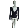 Dirk Bikkembergs Archive – Top Maille Côtelée Dos Nu Rare