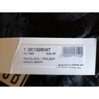 Arquivo Bikkembergs 2003 Calças Técnicas Full Zip feitas na Itália