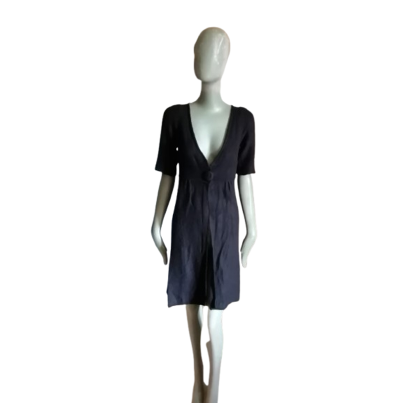 Maje Archive-Dress Black Knit Knit Deep