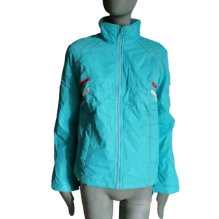 Light turquoise zip jacket size M - 50 cm chest