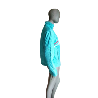 Turquesa Light Zip Jacket Tamanho M - 50 cm de peito