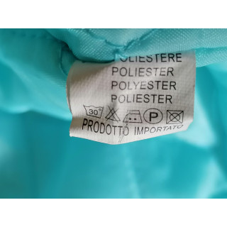 Light turquoise zip jacket size M - 50 cm chest
