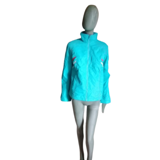 Turquesa Light Zip Jacket Tamanho M - 50 cm de peito