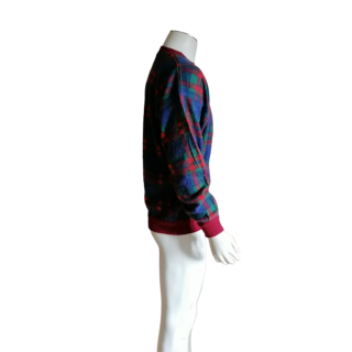 Vintage Tartan Sweat Oversize XXL 80s / 90