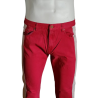 Pantalones Weber Vintage de dos tonos rosa y blanco - Y2K