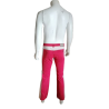 Trousers Weber Vintage Two-tone pink & white - y2k