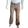 Pantalones Weber ITALIA 2000S - algodón bordado floral - peso muerto
