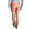 Pantaloni volant in pelle da cammello marrone - Made in Italy