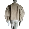 MIU Miu Archivo Workswear 100% algodón hecho en chaqueta de Italia