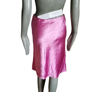 Valentino Archive - long satin skirt Made in Italy