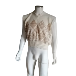 Suéter de manga vintage I Maschi Wool & CashMere Hecho en Italia