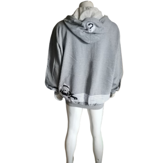 History Iceberg Archive Hoodie Zippé Brodé Made in Italy