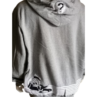 History Iceberg Zipped Hoodie Archive Embroidered Made in Italy