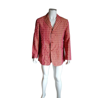 Cerruti Jeans Deadstock - Blazer Corail Tiles Y2K