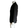 Vintage Giacomo Blazer Jacket Dark Gray Tennis Stripes