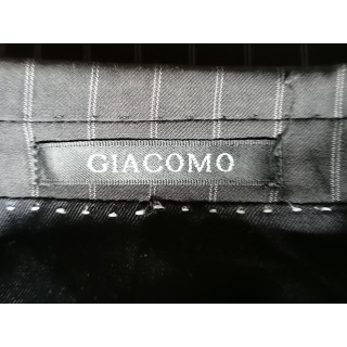 Vintage Giacomo Blazer Jacket Dark Gray Tennis Stripes