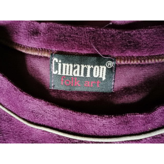 Cimarron Folk Art - Top Vintage Plum 100% Viscose