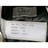 Blazer Clips Made in Italy Zebra Black White Green Strip Anis - Deadstock