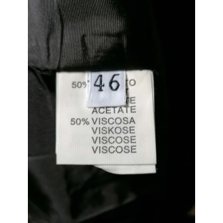 Blazer-Clips, hergestellt in Italien Zebra Schwarz Weiß Grüner Band Anis - Deadstock