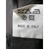Blazer Clips Made in Italy Zebra Black White Green Strip Anis - Deadstock