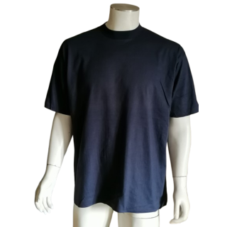 T-Shirt Vintage Bleu Marine XXL Oversize 100% Coton Années 2000