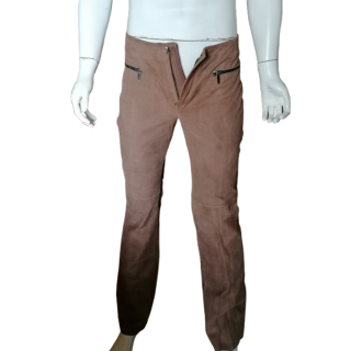 Dirk Bikkembergs Archive - Suede Leather Pants Made in Italy
