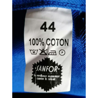100% Cotton Sanfor Vintage Blue Workshop